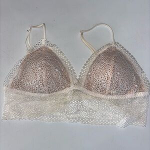 Victoria’s Secret Elegant Lace Bralette - Cream